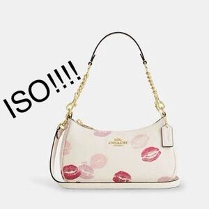 ISO!!! DO NOT BUY. Coach Teri Shoulder Bag Kiss Lip Print